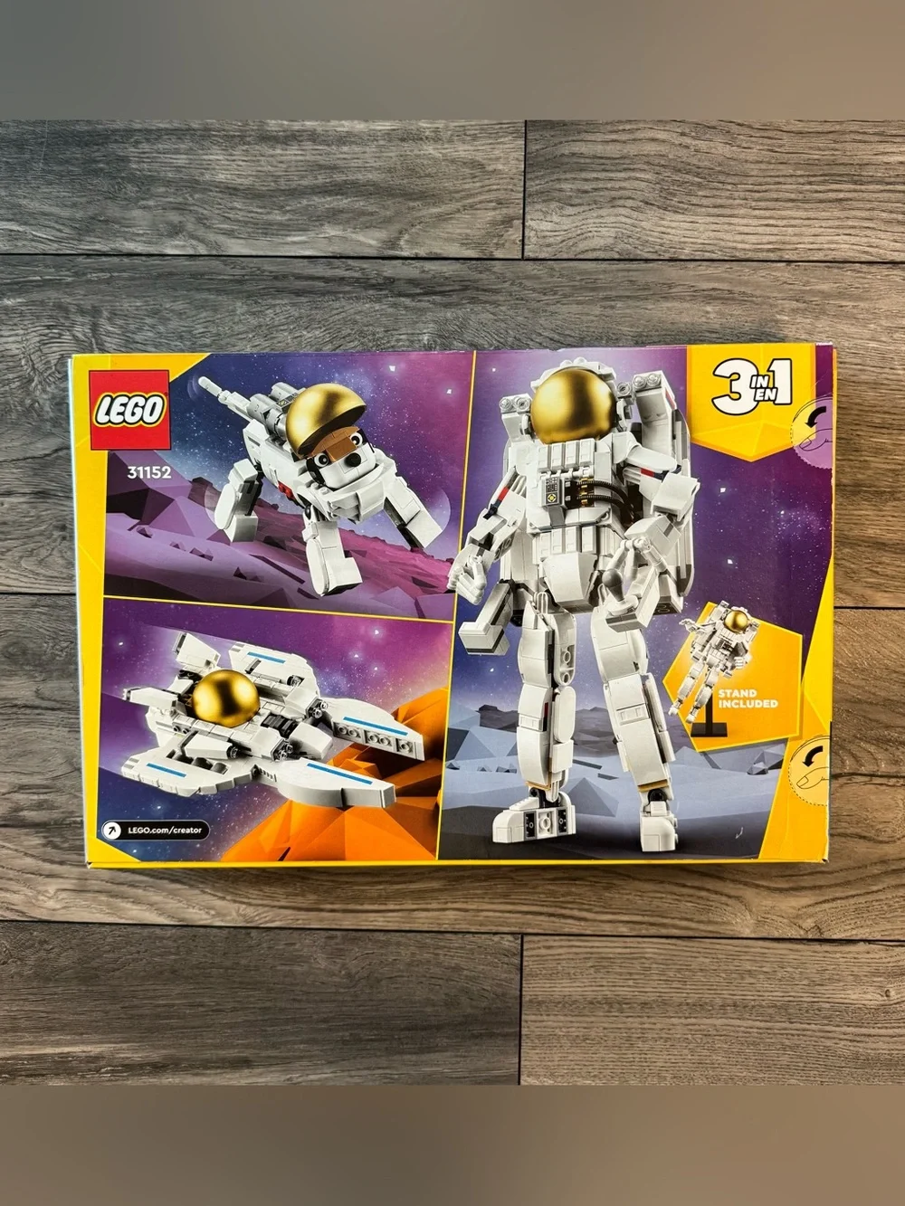 LEGO Creator 3-in-1 Space Astronaut 31152 NEW Sealed 647 Pieces